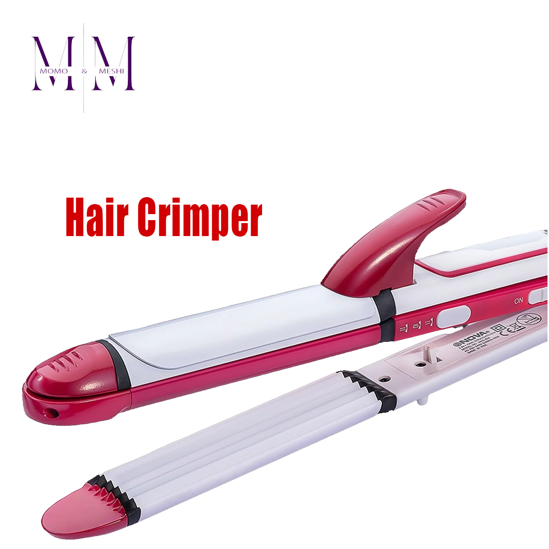 3 in 1 Hair Straightener - Hair curler - Hair Roller - Professional Hair Straightener Crimping with 360° Swivel Cord Perfect for All Hair Type