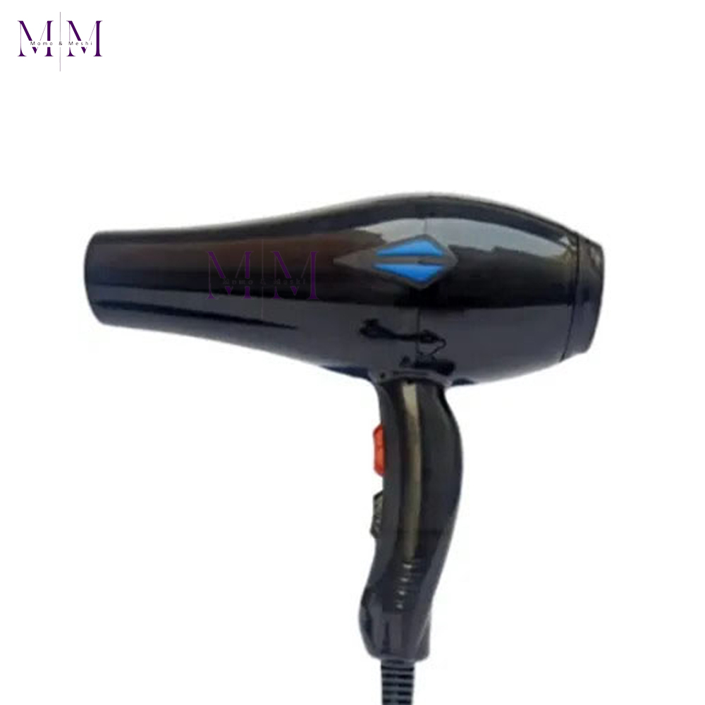 Hair Dryer - Professional Hot and Cold Hair Dryer Machine - Unisex Hair Protection in Black, Hot & Cold Settings with Ceramic Ionic Technology by Momo & Meshi