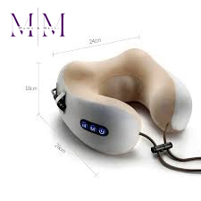 Compact And Versatile Electric U-Shaped Massage Pillow For Outdoor - Home, and Car Relaxation/massager, massager machine/ massager for body, and massager for neck